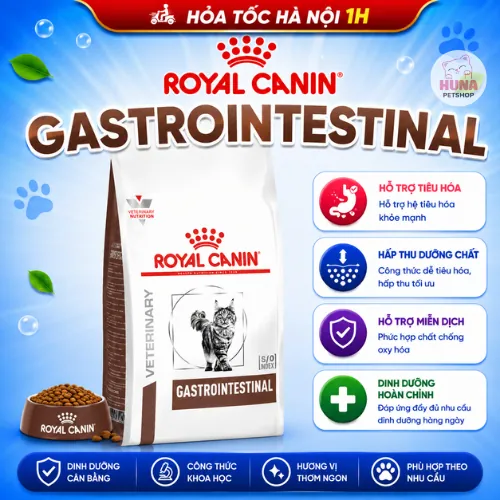 Hạt Mèo Royal Canin Gastro Intestinal - Hỗ Trợ Tiêu Hóa, Đường Ruột