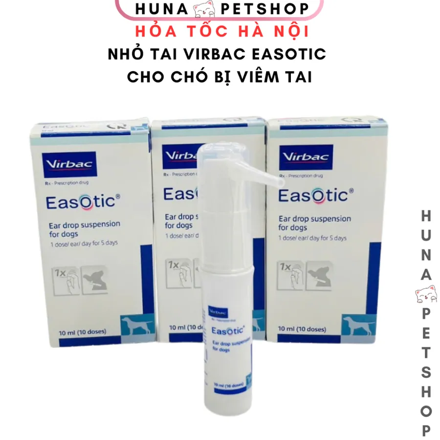 Dung dịch nhỏ tai Virbac Easotic Cho Chó – Viêm Tai Ngoài Cấp Tính & Tái Phát