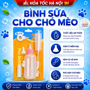 Bình sữa cho chó mèo - Bình ty cho chó mèo