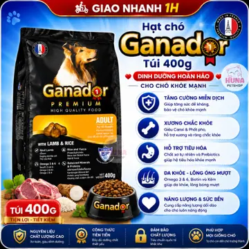 Thức Ăn Cho Chó Ganador - Hạt Khô Cho Chó Con Và Chó Lớn 400g