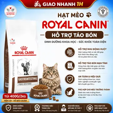 Hạt Mèo Royal Canin Fibre Response (400g/2kg) - Hỗ Trợ Tiêu Hóa, Táo Bón