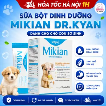 Sữa Bột Dinh Dưỡng Mikian Dr.Kyan Cho Chó Con - Hỗ Trợ Tiêu hóa, Tăng Sức Đề Kháng - Lon 250gr