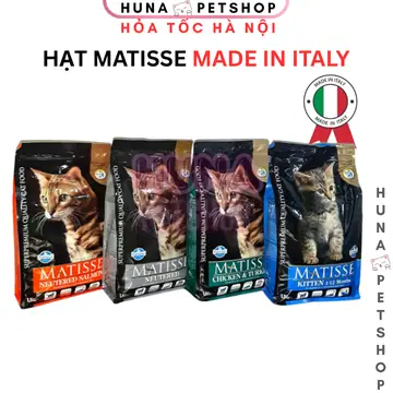 Thức Ăn Hạt Cho Mèo Matisse – Hạt Cao Cấp Cung Cấp Dinh Dưỡng, Mượt Lông & Ngừa Sỏi Tiết Niệu